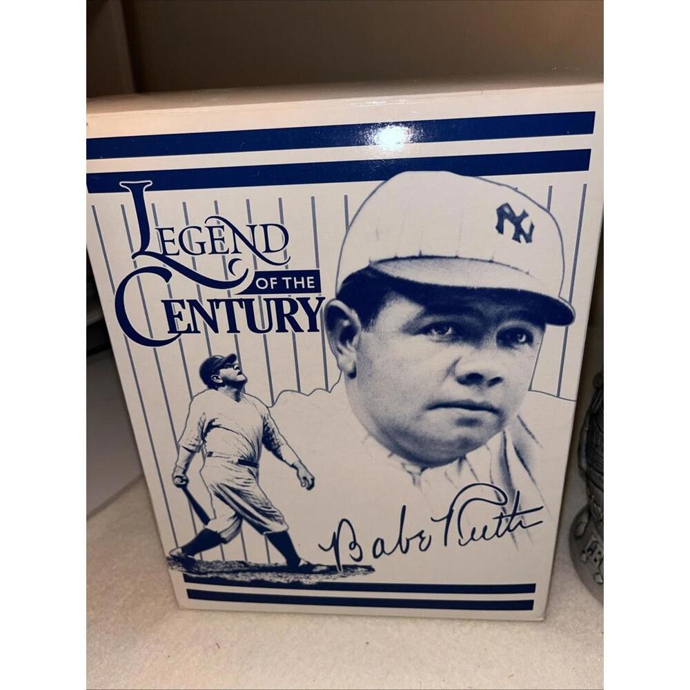 Pristine 1999 Babe Ruth Legend of the Century Collectors Lidded Beer Stein COA - Picture 2 of 14